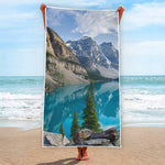 Rocky Mountain Print Beach Towel