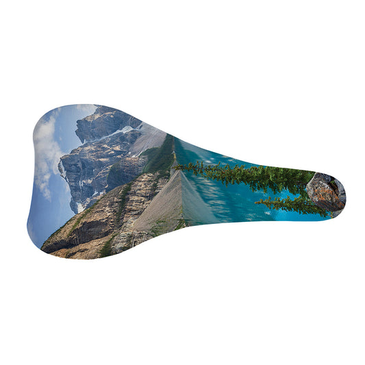 Rocky Mountain Print Bicycle Seat Cover