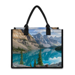 Rocky Mountain Print Canvas Tote Bag