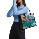 Rocky Mountain Print Canvas Tote Bag