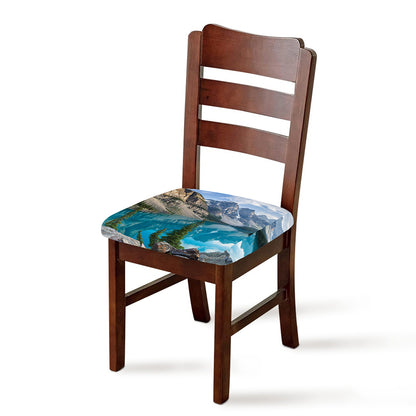 Rocky Mountain Print Chair Cushion Cover