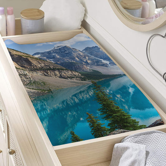 Rocky Mountain Print Changing Pad Cover