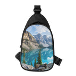 Rocky Mountain Print Chest Bag