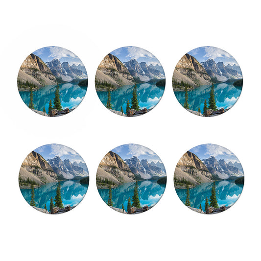 Rocky Mountain Print Coaster Set