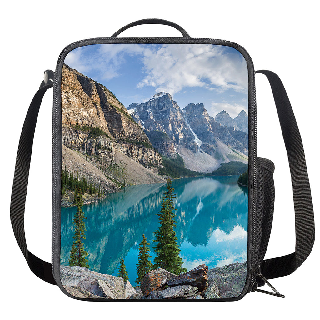 Rocky Mountain Print Crossbody Lunch Bag