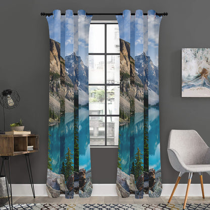 Rocky Mountain Print Curtain