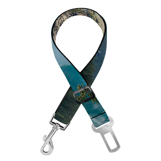 Rocky Mountain Print Dog Seat Belt