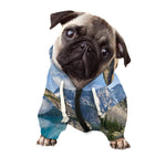 Rocky Mountain Print Dog Zip Up Hoodie