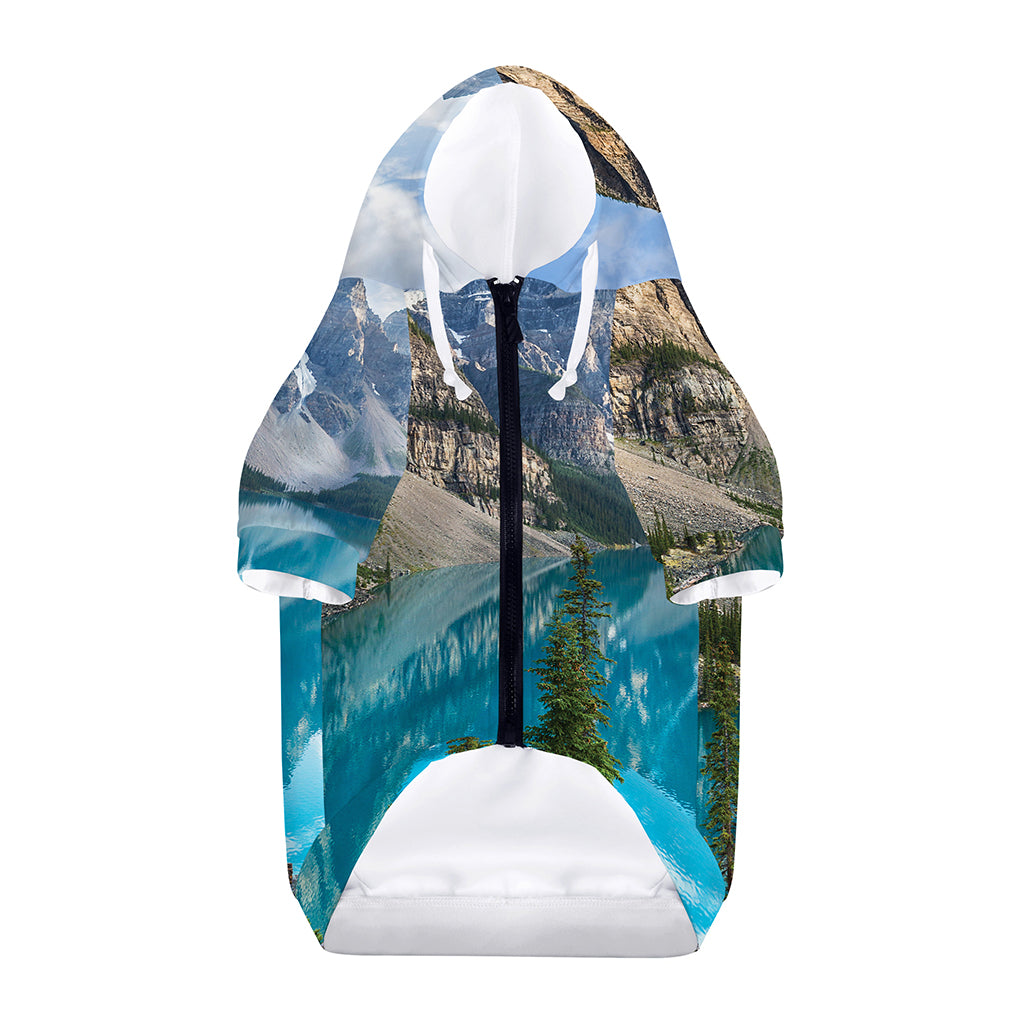 Rocky Mountain Print Dog Zip Up Hoodie