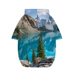 Rocky Mountain Print Dog Zip Up Hoodie