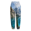 Rocky Mountain Print Fleece Lined Knit Pants