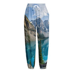Rocky Mountain Print Fleece Lined Knit Pants