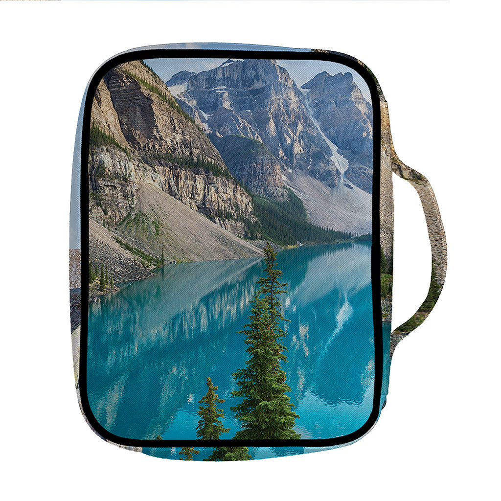 Rocky Mountain Print Front Pocket Bible Bag