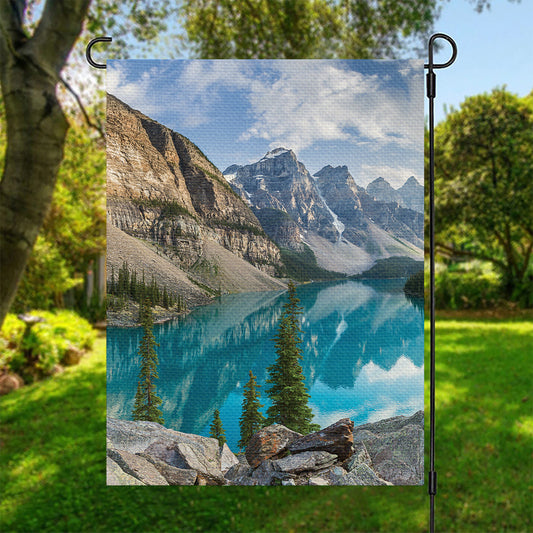 Rocky Mountain Print Garden Flag