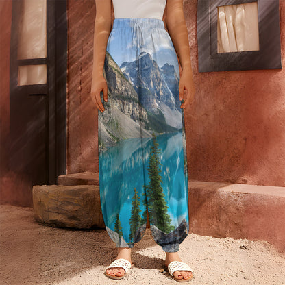 Rocky Mountain Print Harem Pants