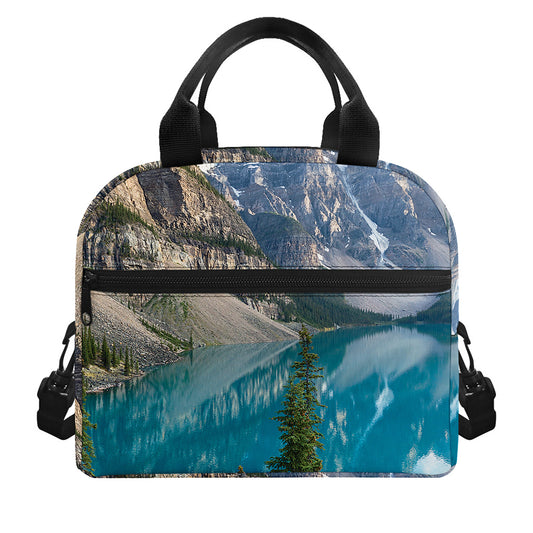 Rocky Mountain Print Insulated Lunch Bag