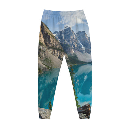 Rocky Mountain Print Jogger Pants
