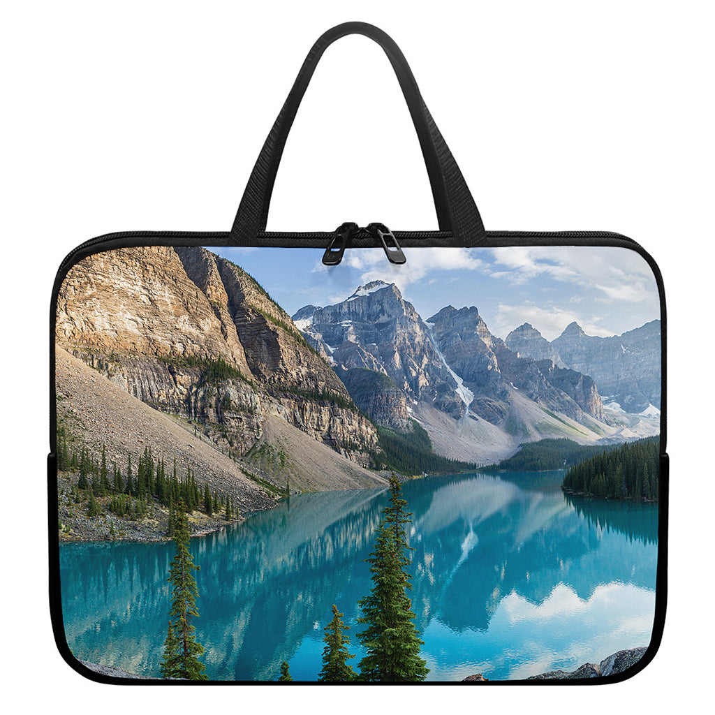 Rocky Mountain Print Laptop Sleeve With Handle