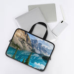 Rocky Mountain Print Laptop Sleeve With Handle