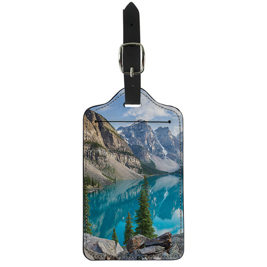 Rocky Mountain Print Luggage Tag