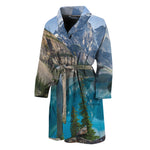 Rocky Mountain Print Men's Bathrobe