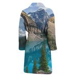 Rocky Mountain Print Men's Bathrobe
