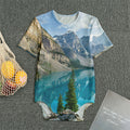 Rocky Mountain Print Men's Bodysuit