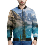 Rocky Mountain Print Men's Bomber Jacket
