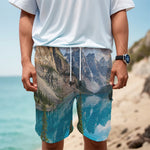 Rocky Mountain Print Men's Cargo Shorts
