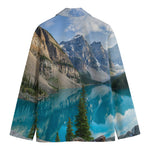 Rocky Mountain Print Men's Cotton Blazer
