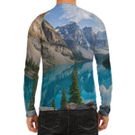 Rocky Mountain Print Men's Long Sleeve Rash Guard