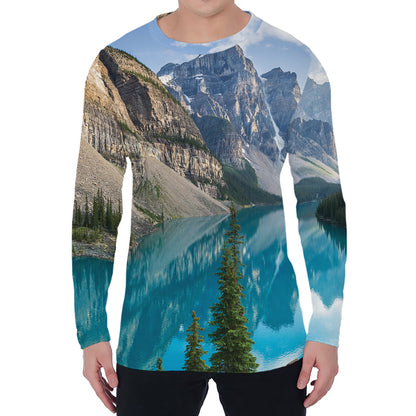 Rocky Mountain Print Men's Long Sleeve T-Shirt