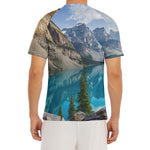 Rocky Mountain Print Men's Short Sleeve Rash Guard