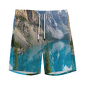 Rocky Mountain Print Men's Athletic Shorts