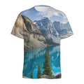 Rocky Mountain Print Men's Athletic T-Shirt