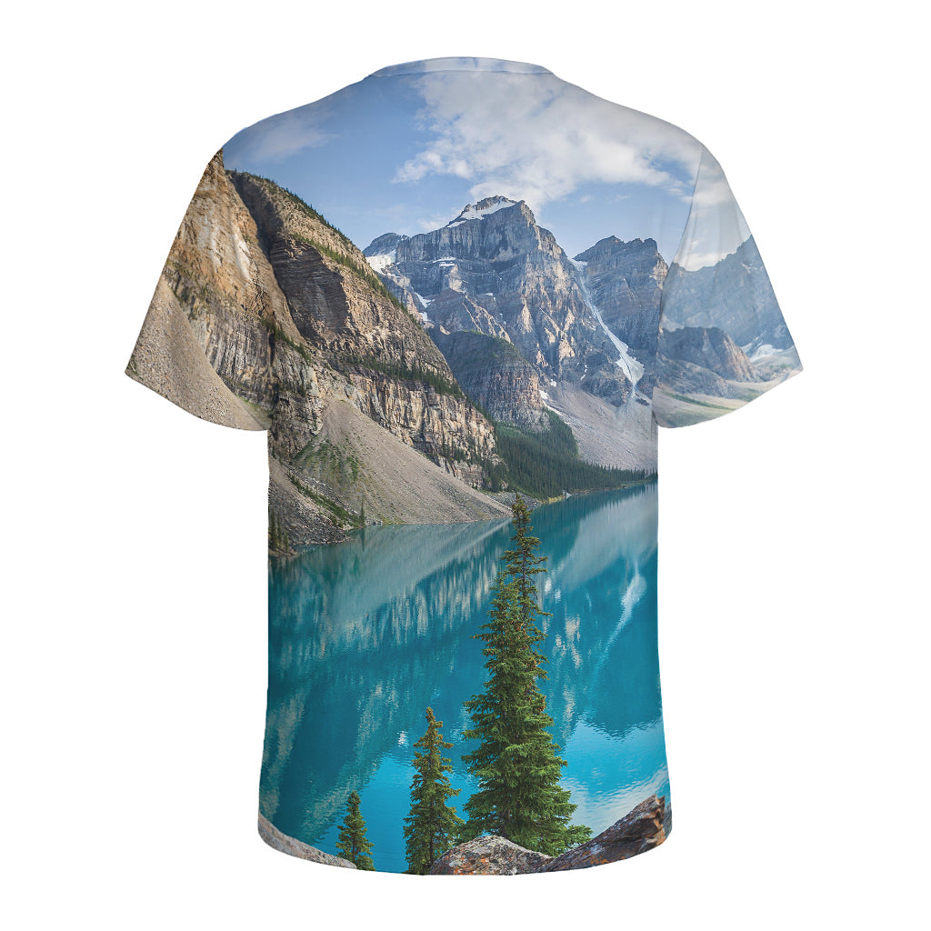 Rocky Mountain Print Men's Sports T-Shirt