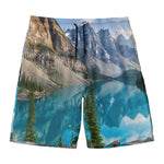 Rocky Mountain Print Men's Swim Trunks