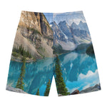Rocky Mountain Print Men's Swim Trunks
