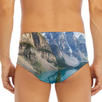Rocky Mountain Print Men's Triangle Swim Briefs