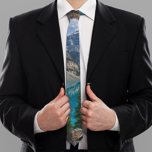 Rocky Mountain Print Necktie