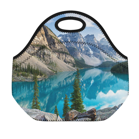 Rocky Mountain Print Neoprene Lunch Bag