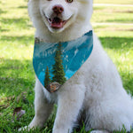 Rocky Mountain Print Over The Collar Dog Bandana