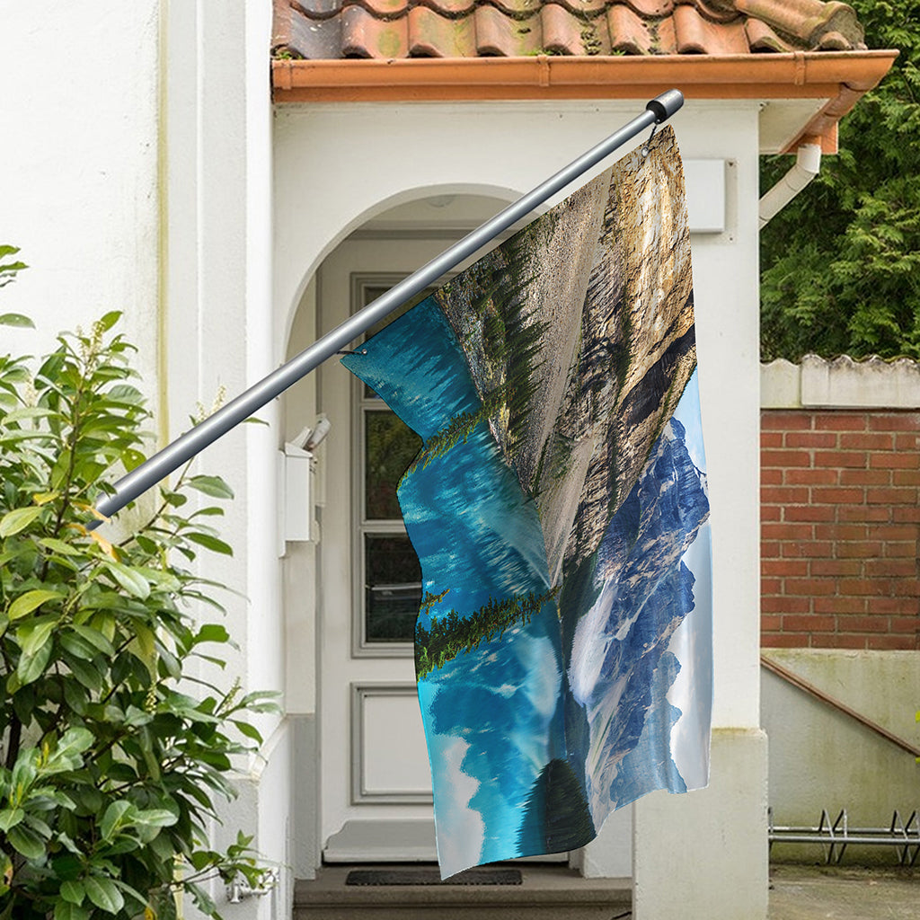 Rocky Mountain Print Polyester Flag