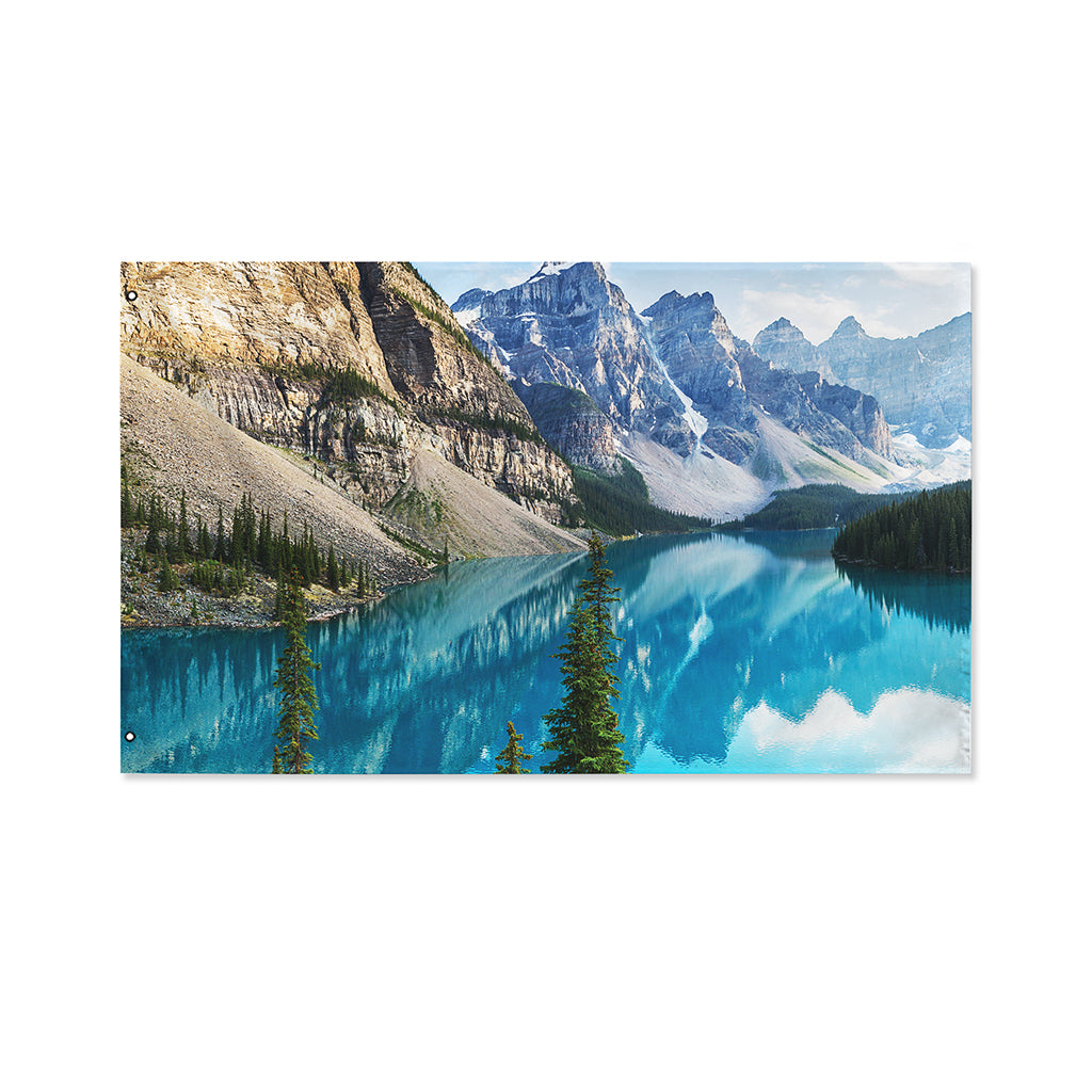 Rocky Mountain Print Polyester Flag