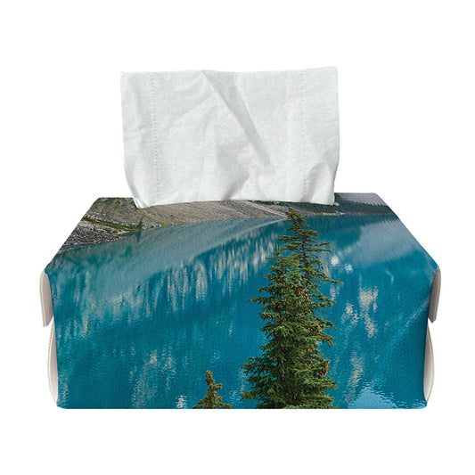 Rocky Mountain Print Rectangle Tissue Box Cover