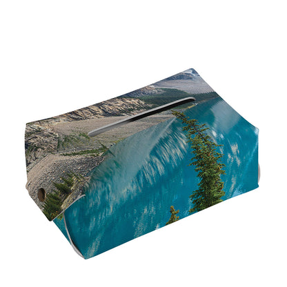 Rocky Mountain Print Rectangle Tissue Box Cover