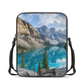 Rocky Mountain Print Rectangular Crossbody Bag