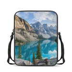 Rocky Mountain Print Rectangular Crossbody Bag