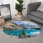 Rocky Mountain Print Round Rug