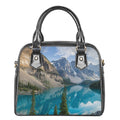 Rocky Mountain Print Shoulder Handbag